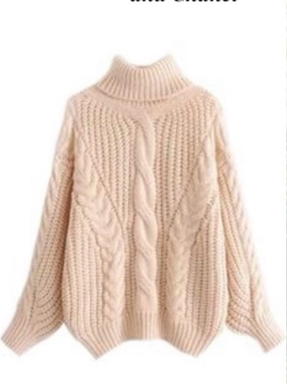Chunky Cable Knit Sweater